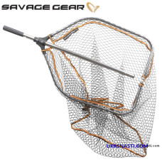 Подсак Savage Gear Pro Folding Rubber Large Mesh Landing Net